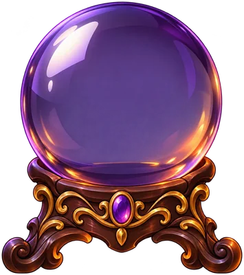 Halloween crystal ball