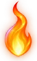 Halloween flame