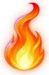 Halloween flame