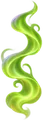 Halloween cauldron steam
