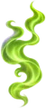 Halloween cauldron steam
