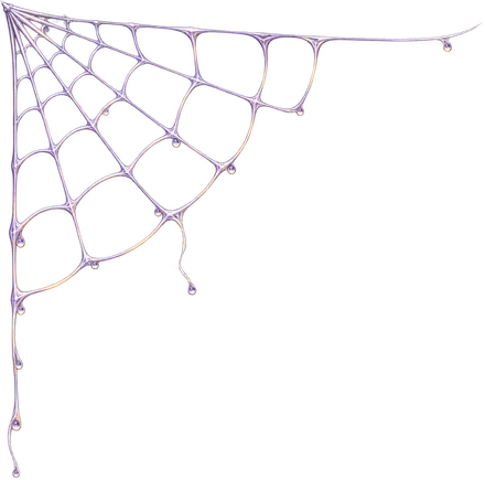 Halloween spider web