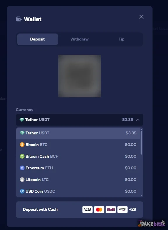 Duel.com deposit: crypto, or cash with Visa, Mastercard, Skrill and more.