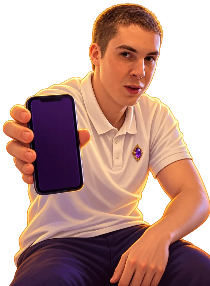 Illustrated portrait of Stepan